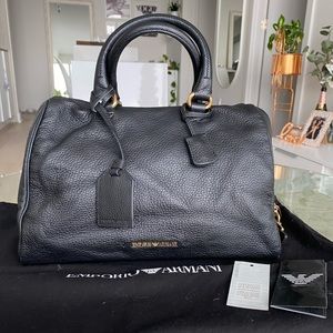 Emporio Armani bowling bag